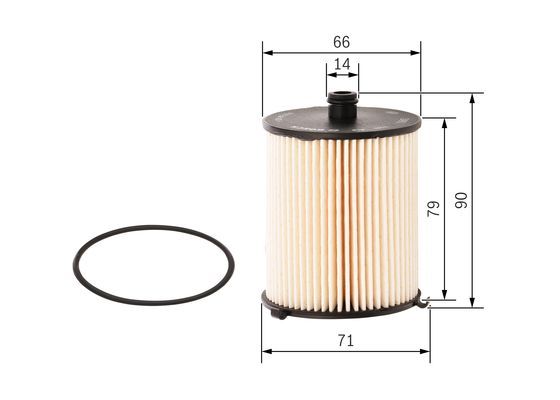 BOSCH F026402810 Yakıt Filtresi - . Görsel