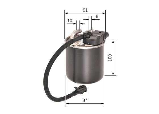 BOSCH F026402841 Yakıt Filtresi - . Görsel