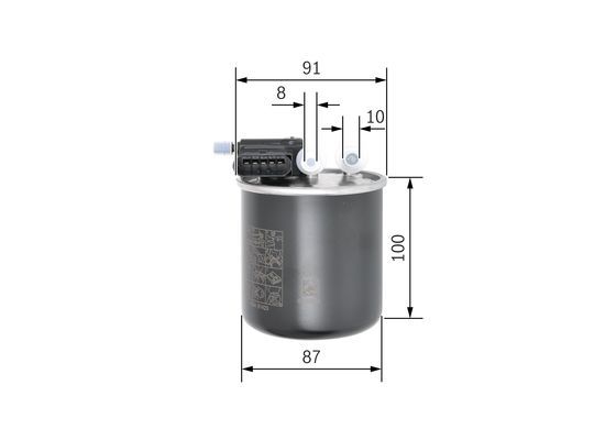 BOSCH F026402843 Dizel Filtre - . Görsel
