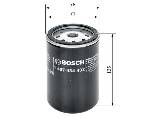 BOSCH 1457434432 Dizel Filtre - . Görsel