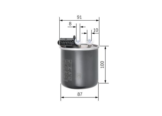 BOSCH F026402842 Dizel Filtre - . Görsel