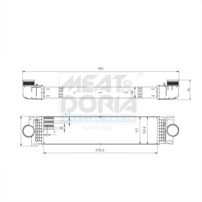 Turbo Radyatörü MEAT & DORIA 995006