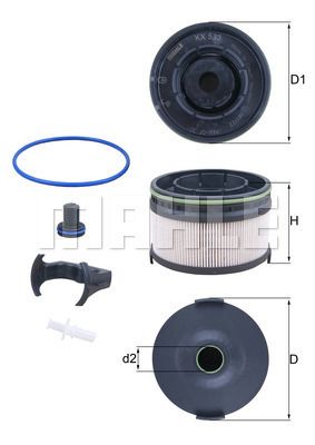 Yakıt Filtresi Fuel Filter Element