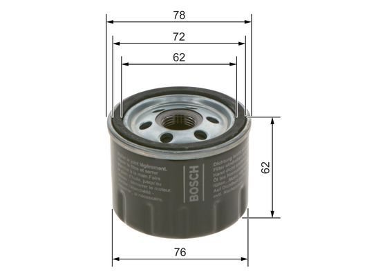 BOSCH F026407279 Yağ Filtresi - . Görsel