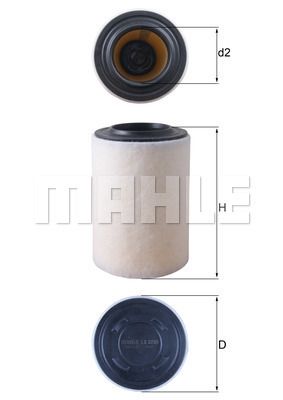 MAHLE LX3286 Hava Filtresi