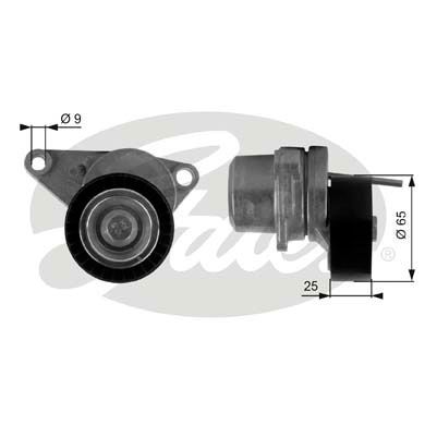 GATES T38313 V Kayış Gergi Rulmanı