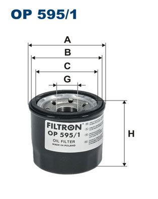 FILTRON OP5951 Yağ Filtresi