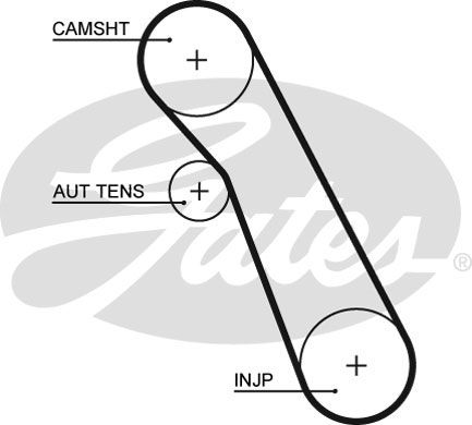 GATES K015541XS Triger Seti - . Görsel