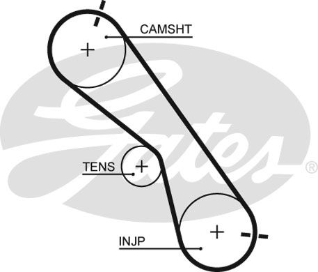 GATES K015560XS Triger Seti - . Görsel