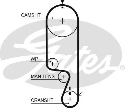 GATES K025535XS Triger Seti - . Görsel