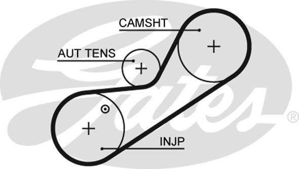 GATES K025547XS Triger Seti - . Görsel