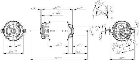 Elektrik Motoru Mercedes Actros A0038300508 - . Görsel