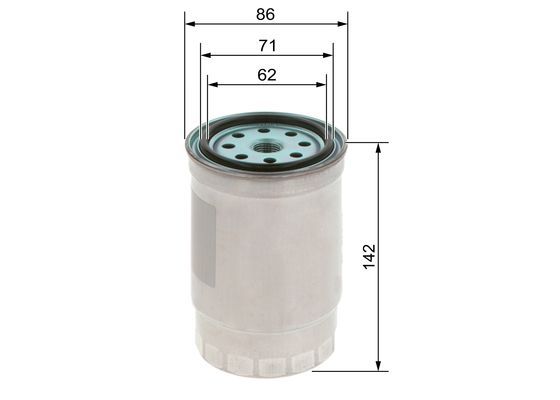 BOSCH 1457434511 Yakıt Filtresi - . Görsel