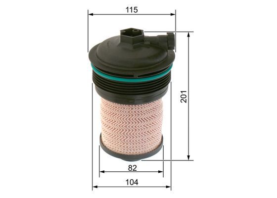 BOSCH F026402260 Yakıt Filtresi - . Görsel