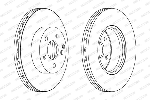 FERODO DDF1690 Fren Diski Ön - 2. Görsel