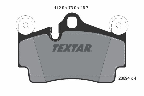 TEXTAR 2369402 Fren Balatası Arka