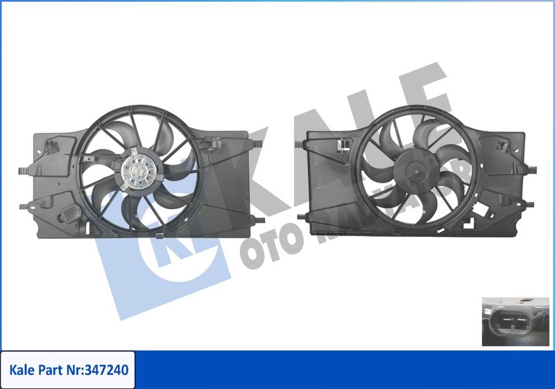 Fan, Motor Soğutması KALE OTO RADYATÖR 347240