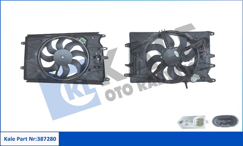 Fan, Motor Soğutması KALE OTO RADYATÖR 387280