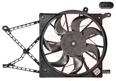Fan, Motor Soğutması VAN WEZEL 3742748