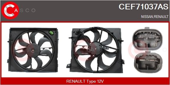 Fan Motoru Brand New Hq CASCO CEF71037AS