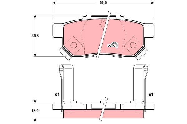 Arka Balata Civic V 1.6 Ie Vtec-1.6 Vti Jazz II 1.2 802 1.4 Abs Li