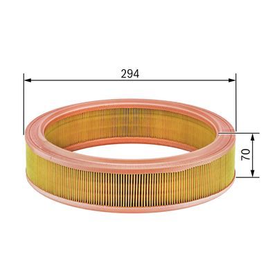 BOSCH 1457433521 Hava Filtresi - . Görsel