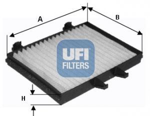 Filtre, Kabin Havası UFI 53.128.00