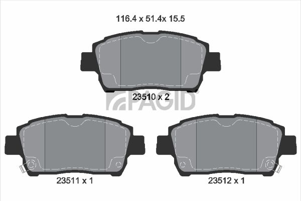 Fren Balata Seti, Diskli Fren PAGID T3099N