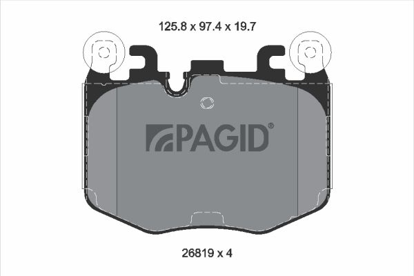 Fren Balata Seti, Diskli Fren PAGID T4307N