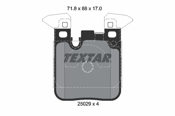 TEXTAR 2502902 Fren Balatası Arka