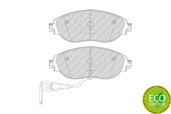 FERODO FDB4425 Fren Balatası Ön - 2. Görsel
