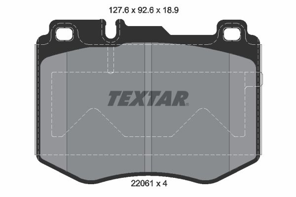 TEXTAR 2206101 Fren Balatası Ön