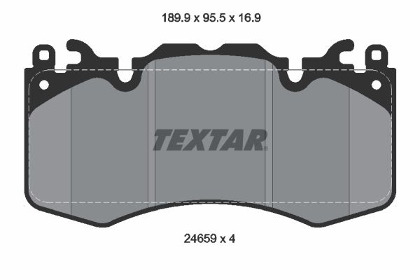 TEXTAR 2465901 Fren Balatası Ön