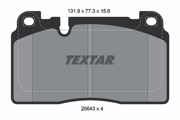 TEXTAR 2564302 Fren Balatası Ön