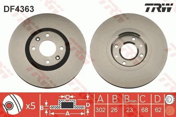 Fren Disk Ayna Ön Sağ ve Sol MAGNETI MARELLI 360704014600