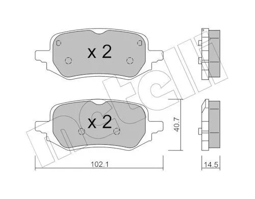 Fren Disk Balata Arka BSG 30-200-049
