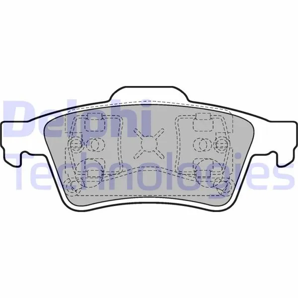 Fren Disk Balata Arka DELPHI LP1701