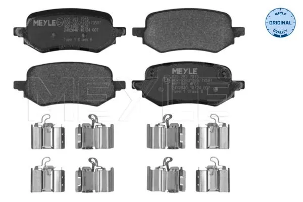 Fren Disk Balata Arka FORD ORJINAL MEL1TJ2M007AA