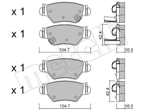 Fren Disk Balata Arka SANGSIN SP1759