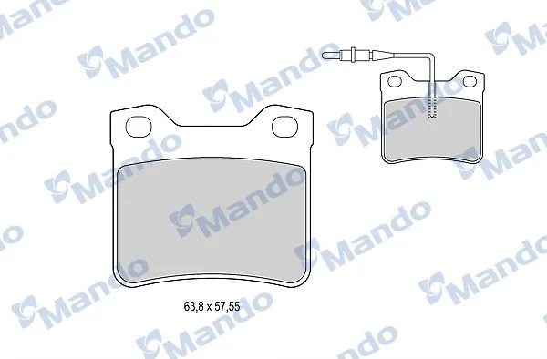 Fren Disk Balata Arka MANDO MBF015658