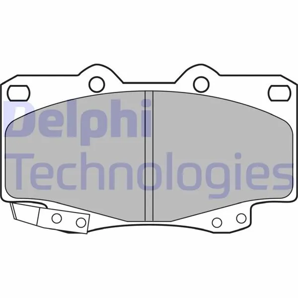 Fren Disk Balata Ön DELPHI LP2242