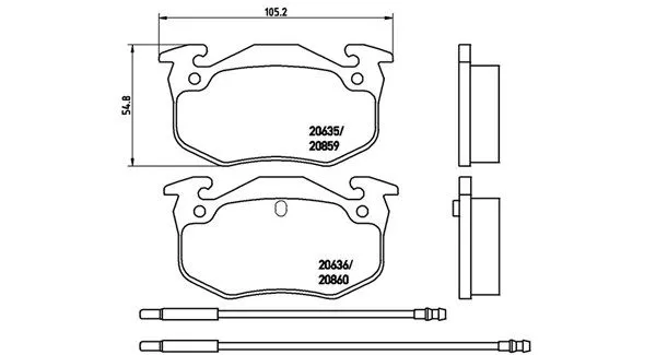Fren Disk Balata Ön MAGNETI MARELLI 363700461029