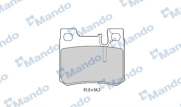 Fren Disk Balata Ön MANDO MBF015656