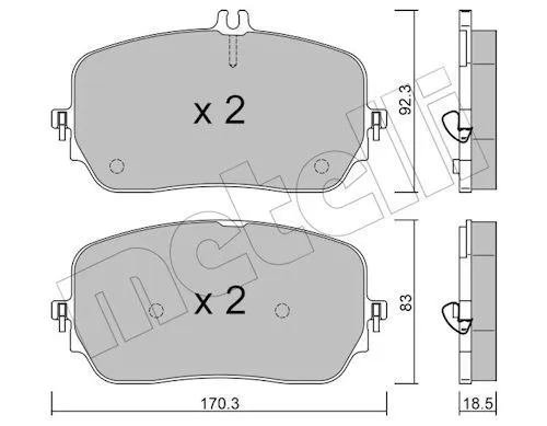 Fren Disk Balata Ön MERCEDES ORJINAL A0004203702