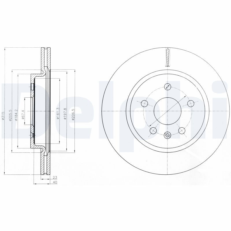 Fren Diski DELPHI BG4190