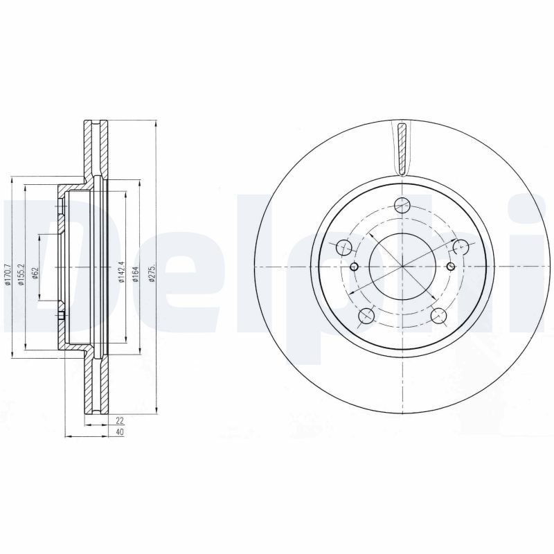 Fren Diski DELPHI BG4232