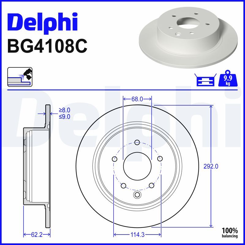 Fren Diski DELPHI BG4108C