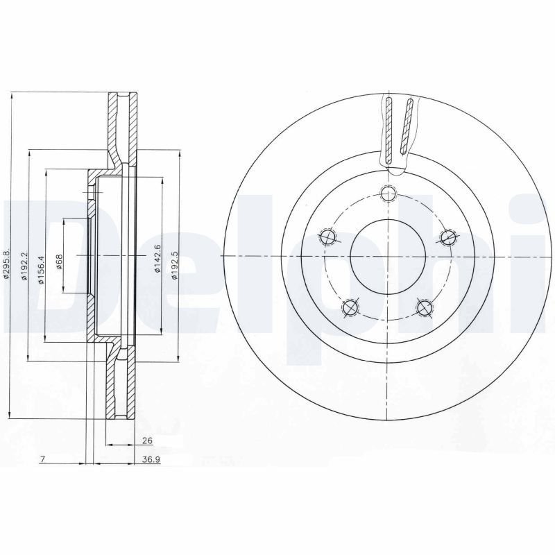 Fren Diski DELPHI BG4109C