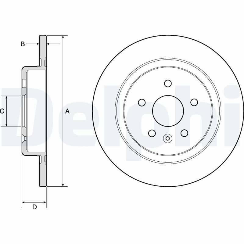 Fren Diski DELPHI BG4760C