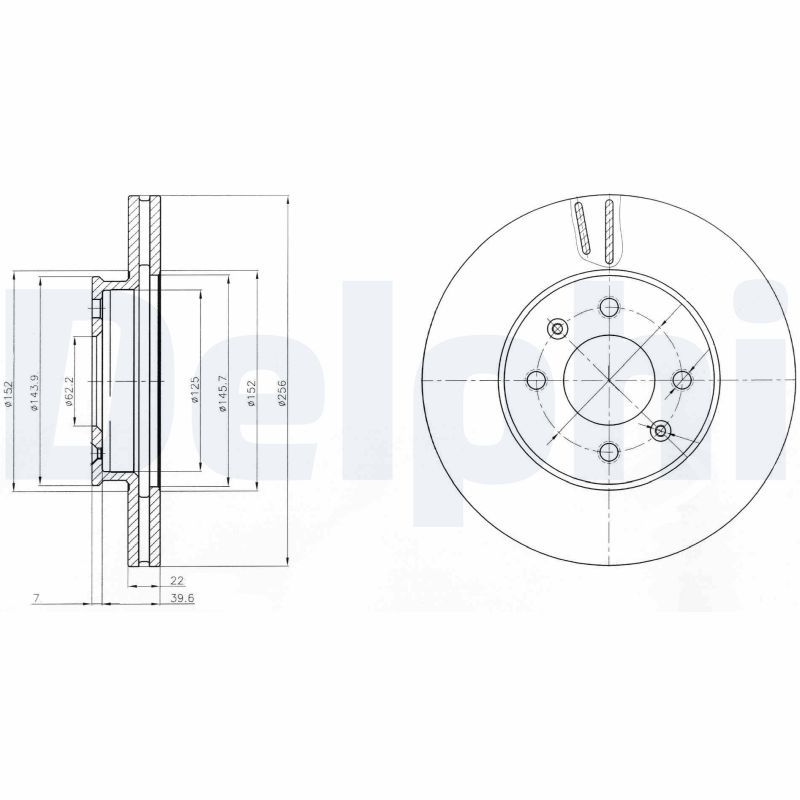 Fren Diski DELPHI BG4096